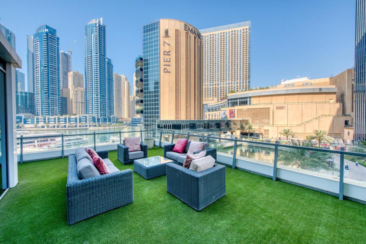 Maison Privee - Big, Bright, Luxury Marina Views Apt Next To Beach Dubai Luaran gambar